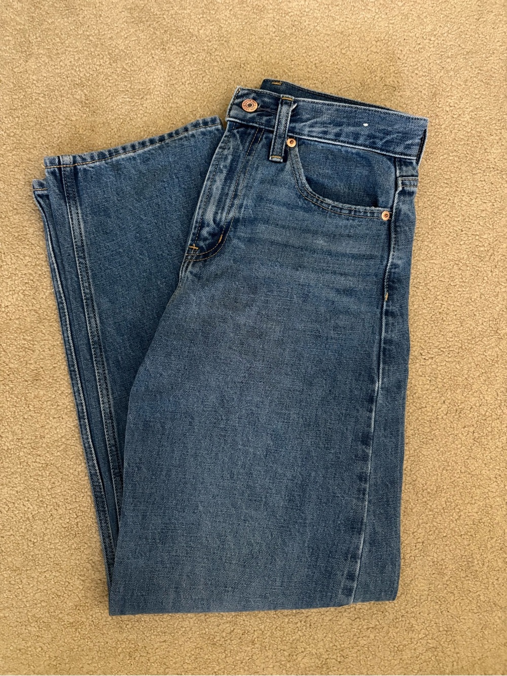 GAP High Rise Barrel Jeans